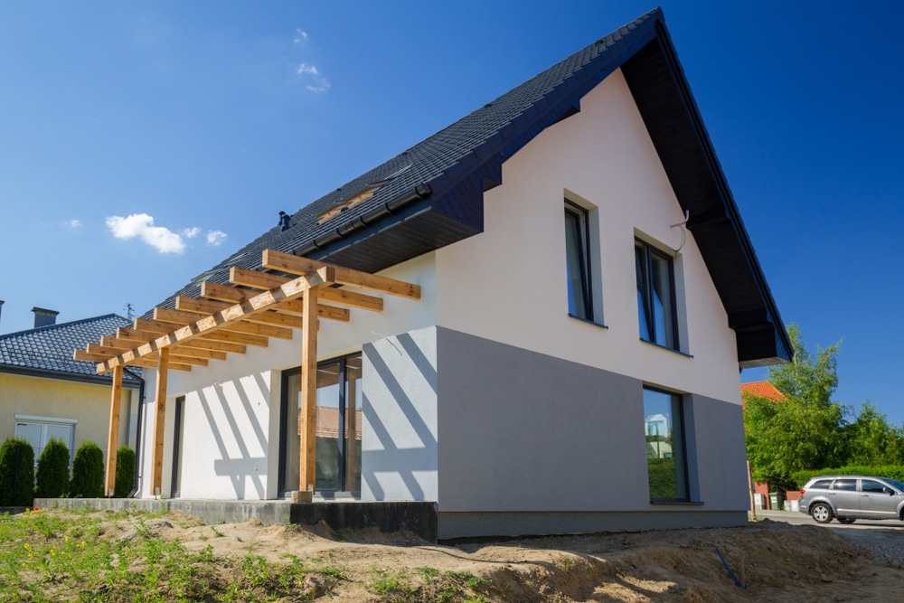 Newly built house